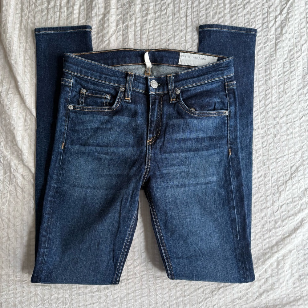 Rag & Bone High Rise Skinny Jeans
